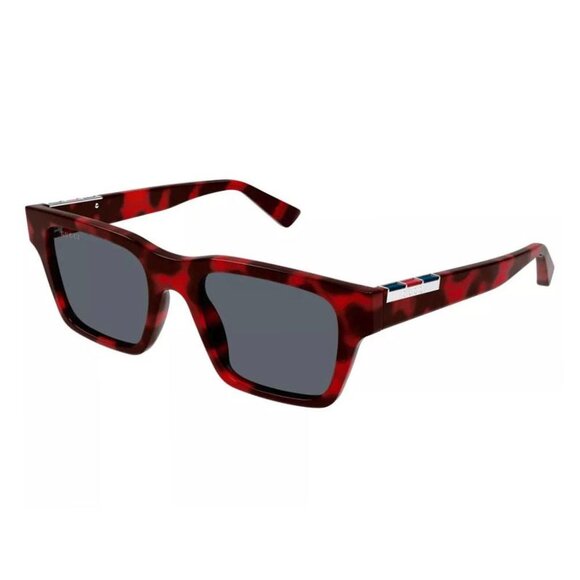 NEW GUCCI SUNGLASSES GUCCI GG1889S 003 RED HAVANA/GREY EYEWEAR - Picture 1 of 3